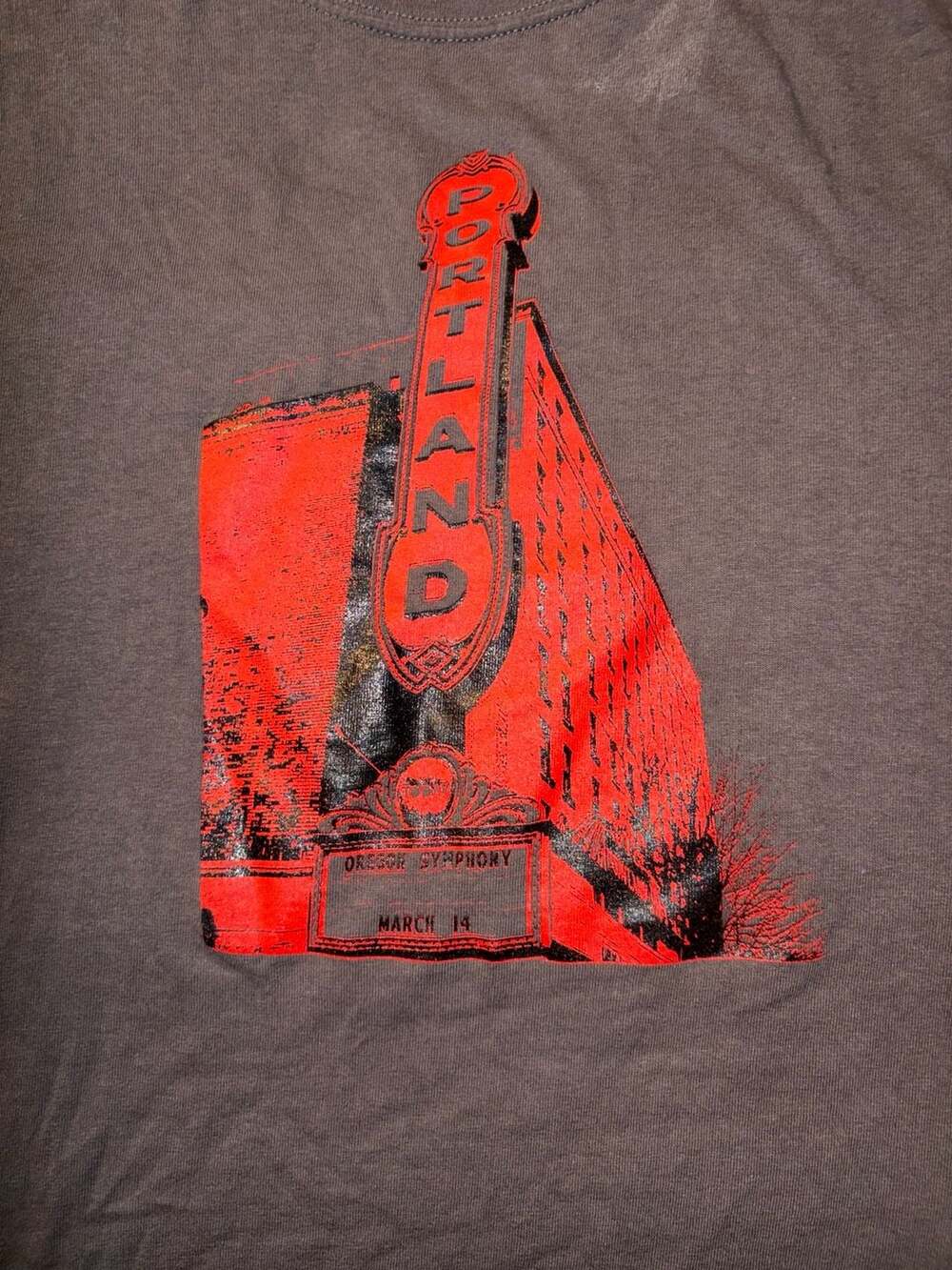 Portland Oregon Symphony Graphic T-Shirt Size Large